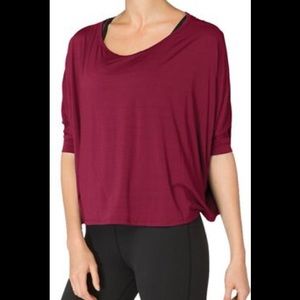 Beyond yoga crop sweat shirt